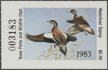 Picture of 1983 Texas Duck Stamp MNH VF
