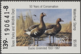 Picture of 1987 Texas Duck Stamp MNH VF