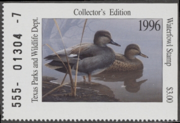 Picture of 1996 Texas Duck Stamp MNH VF