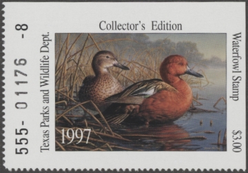 Picture of 1997 Texas Duck Stamp MNH VF