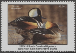Picture of 2015 South Carolina Duck Stamp MNH VF
