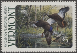 Picture of 1988 Vermont Duck Stamp MNH VF