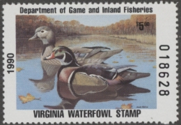 Picture of 1990 Virginia Duck Stamp MNH VF