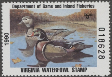 Picture of 1990 Virginia Duck Stamp MNH VF