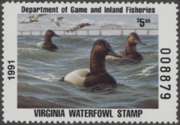 Picture of 1991 Virginia Duck Stamp MNH VF