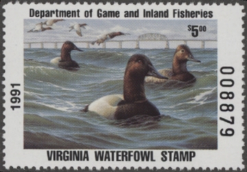 Picture of 1991 Virginia Duck Stamp MNH VF