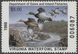 Picture of 1998 Virginia Duck Stamp MNH VF