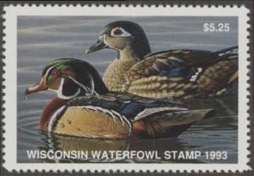 Picture of 1993 Wisconsin Duck Stamp MNH VF
