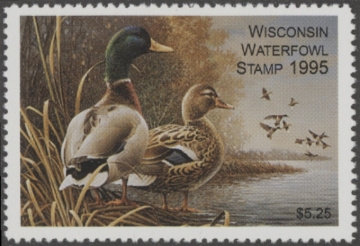 Picture of 1995 Wisconsin Duck Stamp MNH VF