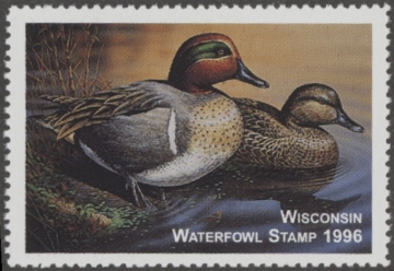 Picture of 1996 Wisconsin Duck Stamp MNH VF