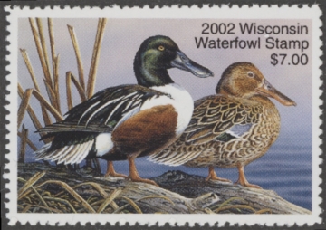 Picture of 2002 Wisconsin Duck Stamp MNH VF