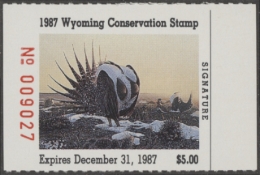 Picture of 1987 Wyoming Duck Stamp MNH VF