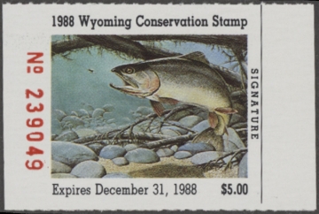 Picture of 1988 Wyoming Duck Stamp MNH VF