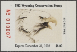 Picture of 1992 Wyoming Duck Stamp MNH VF