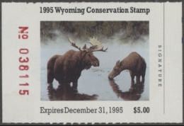 Picture of 1995 Wyoming Duck Stamp MNH VF