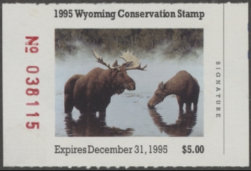 Picture of 1995 Wyoming Duck Stamp MNH VF