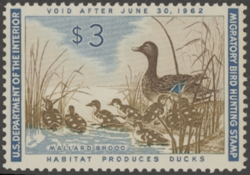 Picture of RW28 1961 Duck Stamp  MNH Fine