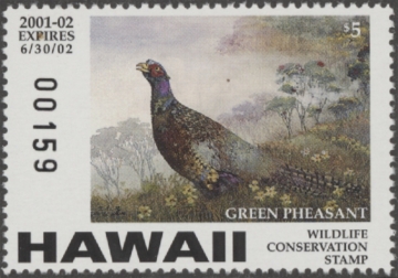 Picture of 2001 Hawaii Duck Stamp MNH VF