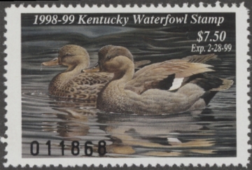 Picture of 1998 Kentucky Duck Stamp MNH VF