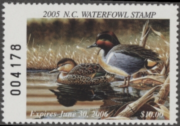 Picture of 2005 North Carolina Duck Stamp MNH VF