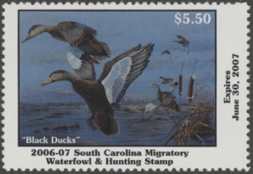 Picture of 2006 South Carolina Duck Stamp MNH VF