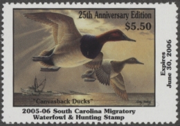 Picture of 2005 South Carolina Duck Stamp MNH VF