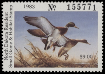 Picture of 1983 North Dakota Duck Stamp MNH VF