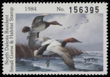 Picture of 1984 North Dakota Duck Stamp MNH VF