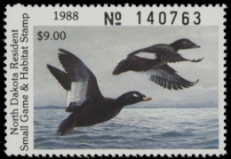 Picture of 1988 North Dakota Duck Stamp MNH VF