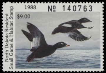 Picture of 1988 North Dakota Duck Stamp MNH VF