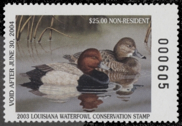 Picture of 2003 Louisiana Duck Stamp MNH VF