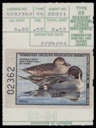 Picture of 1983 Tennessee Duck Stamp MNH VF