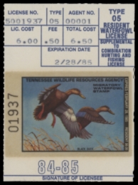 Picture of 1984 Tennessee Duck Stamp MNH VF