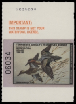 Picture of 1989 Tennessee Duck Stamp MNH VF