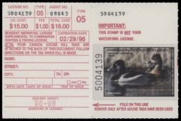 Picture of 1995 Tennessee Duck Stamp MNH VF