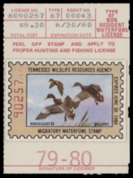 Picture of 1979 Tennessee Duck Stamp - First of State MNH VF