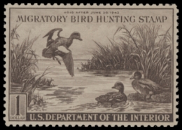 Picture of RW9 1942 Duck Stamp  MNH F-VF