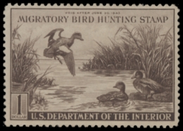Picture of RW9 1942 Duck Stamp  MNH F-VF