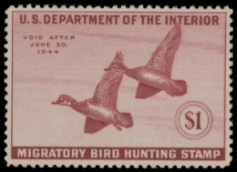 Picture of RW10 1943 Duck Stamp  MNH F-VF