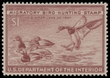 Picture of RW13 1946 Duck Stamp  MNH F-VF