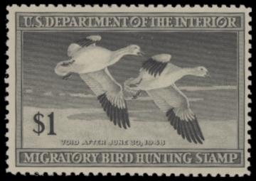Picture of RW14 1947 Duck Stamp  MNH F-VF
