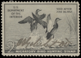 Picture of RW18 1951 Duck Stamp  Used F-VF