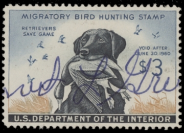 Picture of RW26 1959 Duck Stamp  Used F-VF