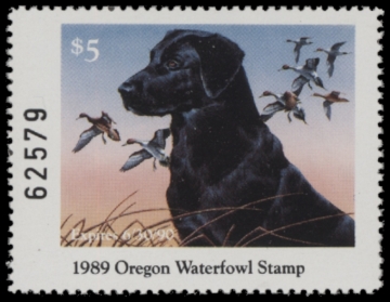 Picture of 1989 Oregon Duck Stamp MNH VF