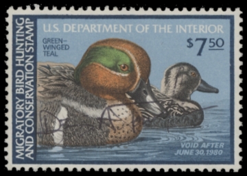 Picture of RW46 1979 Duck Stamp  Used F-VF