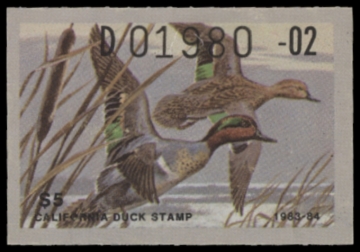 Picture of 1983 California Duck Stamp MNH VF