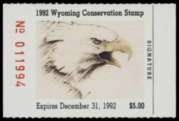 Picture of 1992 Wyoming Duck Stamp MNH VF