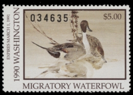 Picture of 1990 Washington Duck Stamp MNH VF