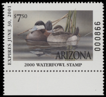 Picture of 2000 Arizona Duck Stamp MNH VF