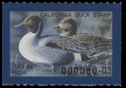 Picture of 1993 California Duck Stamp MNH VF